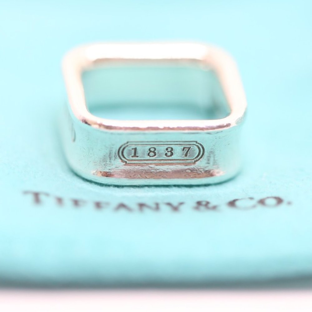 Tiffany & Co. 1837 Square Ring Size 5 - Picture 6 of 8